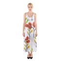 Tree Auntumn Leaf Sleeveless Maxi Dress View1