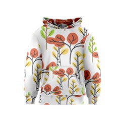 Tree Auntumn Leaf Kids  Pullover Hoodie