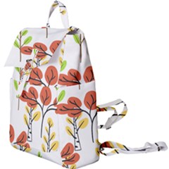 Tree Auntumn Leaf Buckle Everyday Backpack