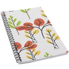 Tree Auntumn Leaf 5 5  X 8 5  Notebook