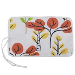 Tree Auntumn Leaf Pen Storage Case (m) by anzea