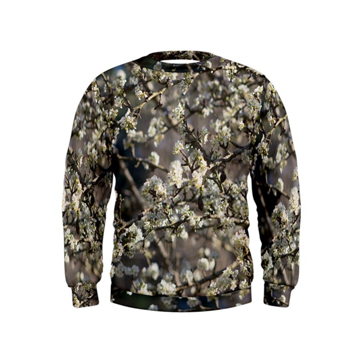 Pear Tree in Full Bloom Kids  Sweatshirt