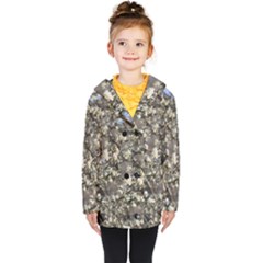 Pear Tree In Full Bloom Kids  Double Breasted Button Coat by ExtraGoodSauce