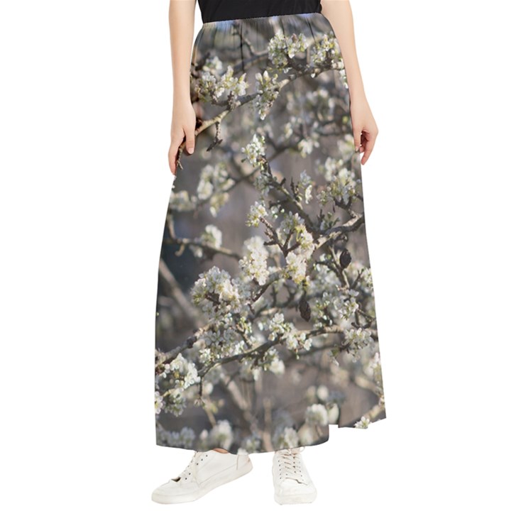 Pear Tree in Full Bloom Maxi Chiffon Skirt