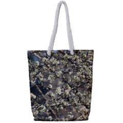 Pear Tree in Full Bloom Full Print Rope Handle Tote (Small)