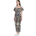 Pear Tree in Full Bloom Bardot Ruffle jumpsuit View2