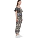 Pear Tree in Full Bloom Bardot Ruffle jumpsuit View3