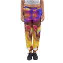 Vibrant Forked-Tongue Snake Art Women s Jogger Sweatpants View1