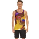 Vibrant Forked-Tongue Snake Art Men s Wide Collar Tank Top View1