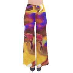 Vibrant Forked-tongue Snake Art So Vintage Palazzo Pants by ExtraGoodSauce