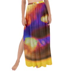 Vibrant Forked-tongue Snake Art Maxi Chiffon Tie-up Sarong by ExtraAwesomeSauce