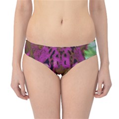 Pink And Purple Leopard Hipster Bikini Bottoms by ExtraGoodSauce