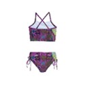 Pink and Purple Leopard Girls  Tankini Swimsuit View2