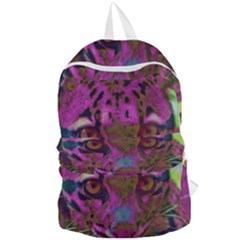 Pink And Purple Leopard Foldable Lightweight Backpack by ExtraGoodSauce