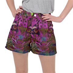 Pink And Purple Leopard Women s Ripstop Shorts by ExtraGoodSauce