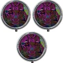 Pink and Purple Leopard Mini Round Pill Box (Pack of 3) View1