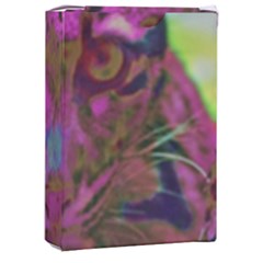 Pink And Purple Leopard Playing Cards Single Design (rectangle) With Custom Box