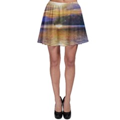 Serene Sunset Over Water Skater Skirt by ExtraGoodSauce