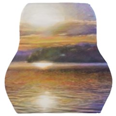 Serene Sunset Over Water Car Seat Back Cushion  by ExtraGoodSauce