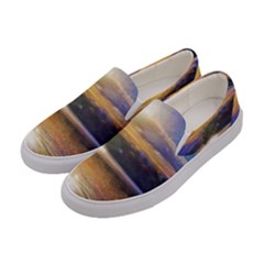 Serene Sunset Over Water Women s Canvas Slip Ons by ExtraGoodSauce