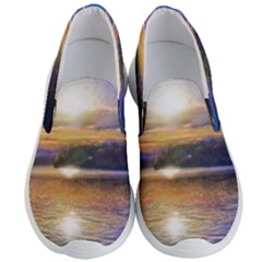 Serene Sunset Over Water Men s Lightweight Slip Ons by ExtraGoodSauce