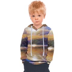 Serene Sunset Over Water Kids  Overhead Hoodie