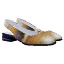 Serene Sunset Over Water Women s Classic Slingback Heels View3