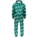 Peaceful Japanese Kanji Design Hooded Jumpsuit (Men) View1