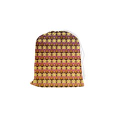 Gradient Lion Head Pattern Drawstring Pouch (small) by ExtraGoodSauce