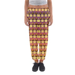 Gradient Lion Head Pattern Women s Jogger Sweatpants by ExtraGoodSauce