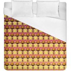 Gradient Lion Head Pattern Duvet Cover (king Size) by ExtraGoodSauce