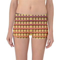 Gradient Lion Head Pattern Reversible Boyleg Bikini Bottoms by ExtraGoodSauce