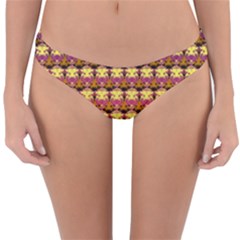 Gradient Lion Head Pattern Reversible Hipster Bikini Bottoms by ExtraGoodSauce