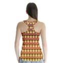 Gradient Lion Head Pattern Racer Back Sports Top View2