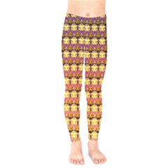 Gradient Lion Head Pattern Kids  Leggings