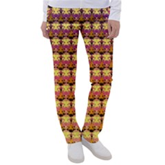 Gradient Lion Head Pattern Women s Casual Pants