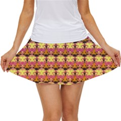 Gradient Lion Head Pattern Women s Skort by ExtraGoodSauce