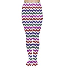 Chevron Pattern Tights