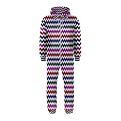 Chevron Pattern Hooded Jumpsuit (kids)