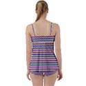 Chevron Pattern Babydoll Tankini Set View2