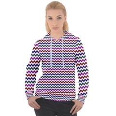 Chevron Pattern Women s Overhead Hoodie