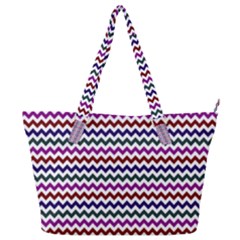 Chevron Pattern Full Print Shoulder Bag by ytdream