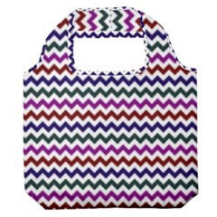 Chevron Pattern Premium Foldable Grocery Recycle Bag by ytdream