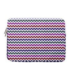 Chevron Pattern 13  Vertical Laptop Sleeve Case With Pocket by ytdream