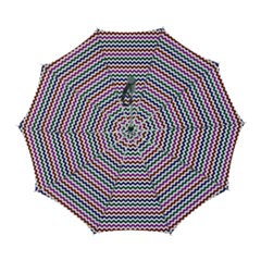 Chevron Pattern Automatic Folding Umbrella With Case (large) by ytdream