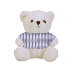 A Black And White Background With A Lot Of Dots Full Print Cuddly Teddy Bear by catchydesignhill