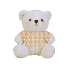 A Yellow And White Background With An Intricate Design Full Print Cuddly Teddy Bear by catchydesignhill