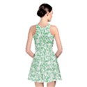 A Green And White Background With Small White Dots Reversible Skater Dress View2