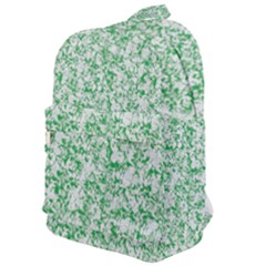 A Green And White Background With Small White Dots Classic Backpack by catchydesignhill