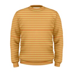 An Orange And Yellow Background With Small Dots Men s Sweatshirt